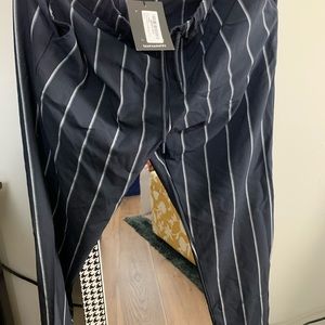 Skinny Wide Set Stripe Smart Cropped